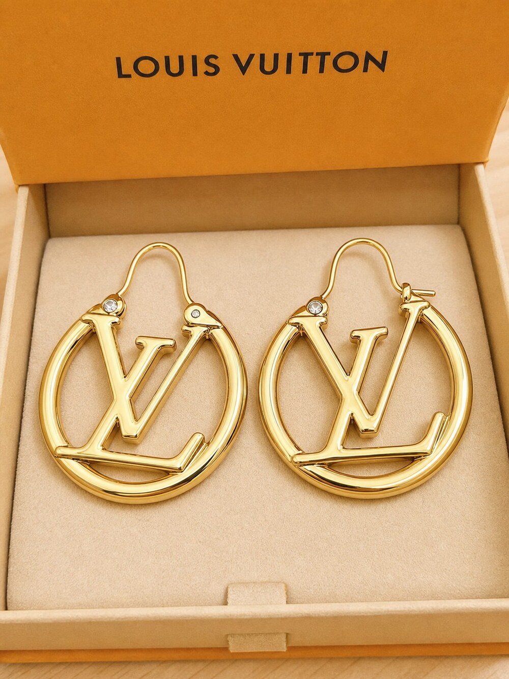 Louis Vuitton Signature Earrings Style 1 | New with Box - Picture 5 of 9
